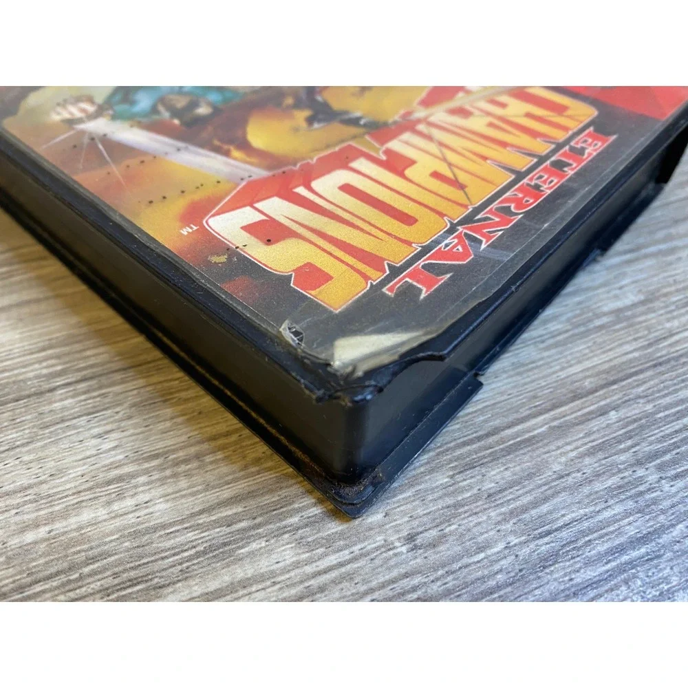 Eternal Champions Sega Genesis Fighting Game Black Cartridge with Case ‎ MA-13